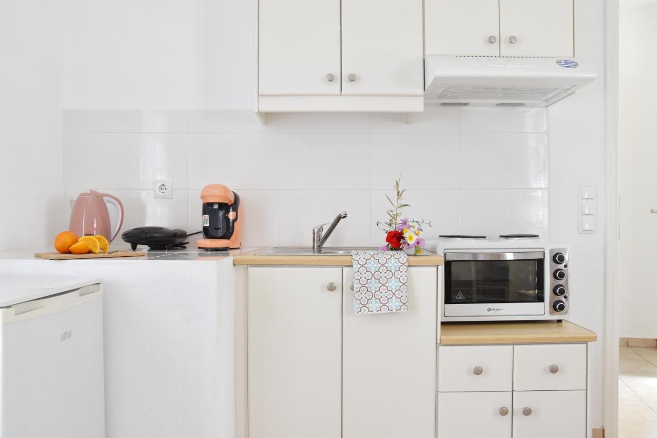 Captain Apartments Paros ナウサ 部屋 写真